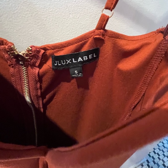 JLUXLABEL Spicy Orange plunge Neckline - Picture 5 of 8